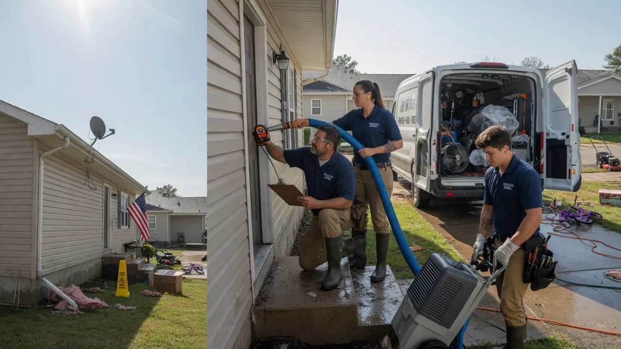 Ceiling Water Damage Restoration in Albert, KS near me